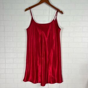Womens Red Slip dress No size see measurements